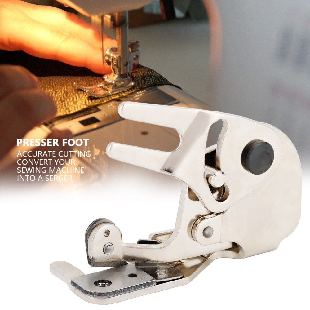 Cortador lateral de CY-20, prensatelas de acero, accesorios para máquinas de coser reemplazados, corte rápido y preciso