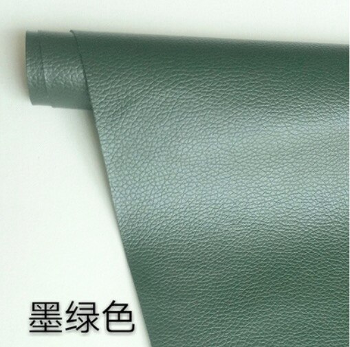 1.37 mx 0.5m bagklæb selvklæbende læder sofa patch reparation renovering klud sengekort kort sæde polstring stof: Lysegrøn