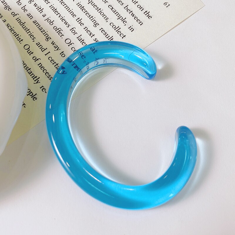 Braccialetti con ciondoli trasparenti colorati Desinger per donna braccialetti aperti indiani in resina di grandi dimensioni per gioielli di moda in acrilico per ragazza: KB242-5