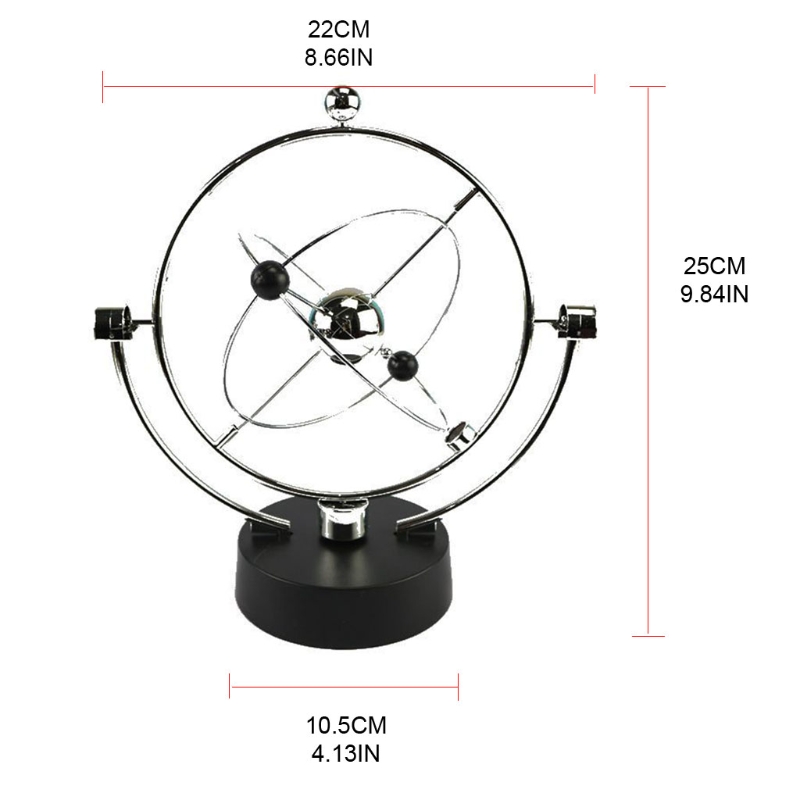 Kinetic Art Asteroid Electronic Perpetual Motion Desk Toy Home Decoration 7 Different Models Ball/Moon/Cube/Cupid