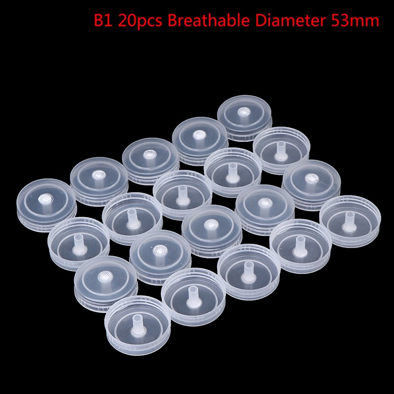 20PCS 240ml 350ml 650ml Tissue Culture Bottle Cap Breathable Special Cap Culture Cap Diameter 53/63/70mm