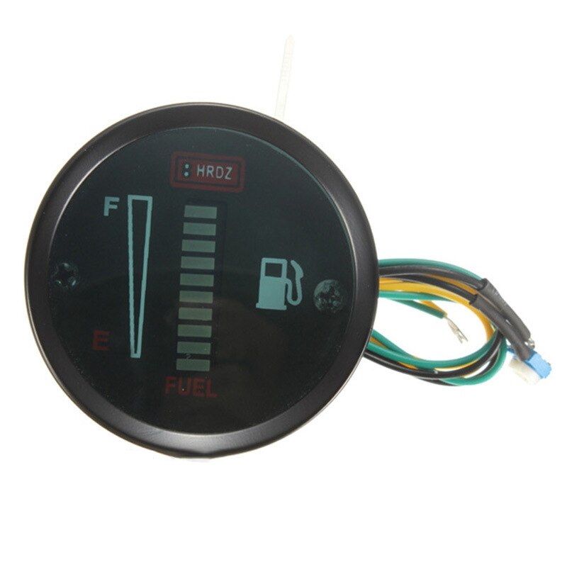 Universal Car Motor 52mm Fuel Meter LED Digital Display 12V Digital Fuel Ratio Level Gauge for YAMAHA KAWASAKI: Default Title