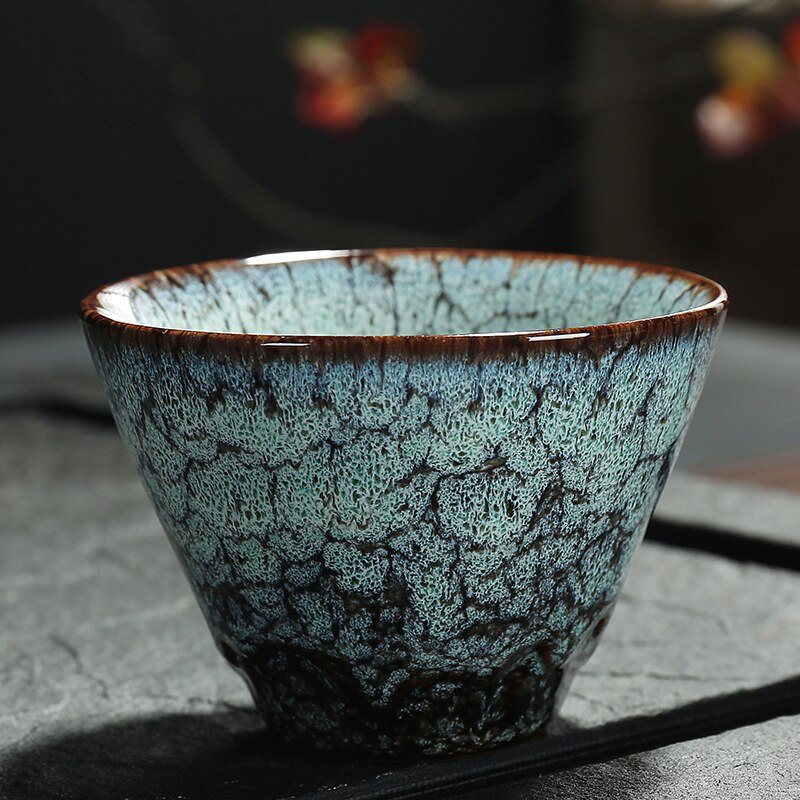 JIA-GUI LUO 120ML cerámica China taza de té Kiln cambiar taza de té de cerámica casera creativa taza de té I060: 2