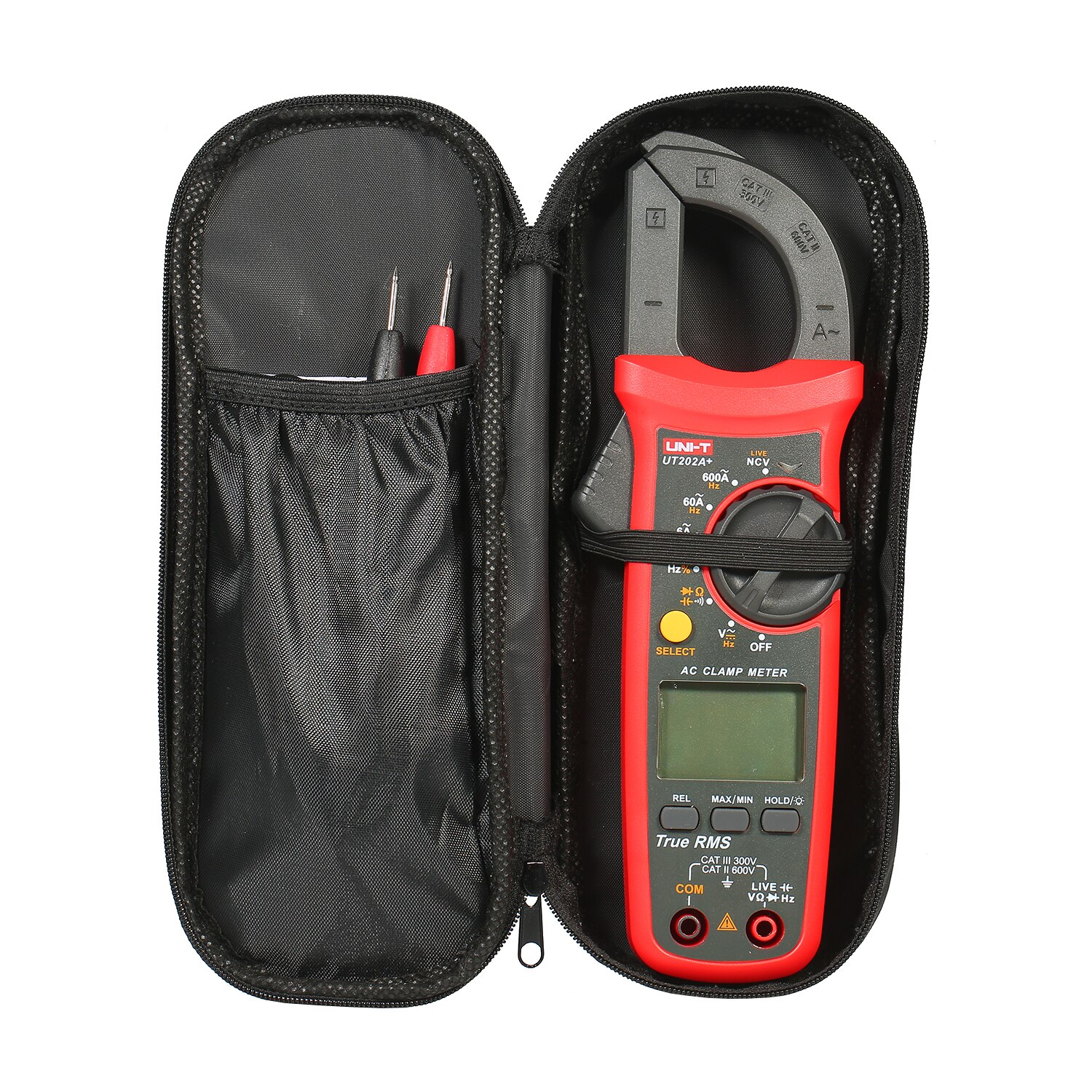 Uni-t  ut202a+ 6000 räknas digital klämmätare true rms multimeter klämmametrar spänningsmätare ncv test universal mätare testare