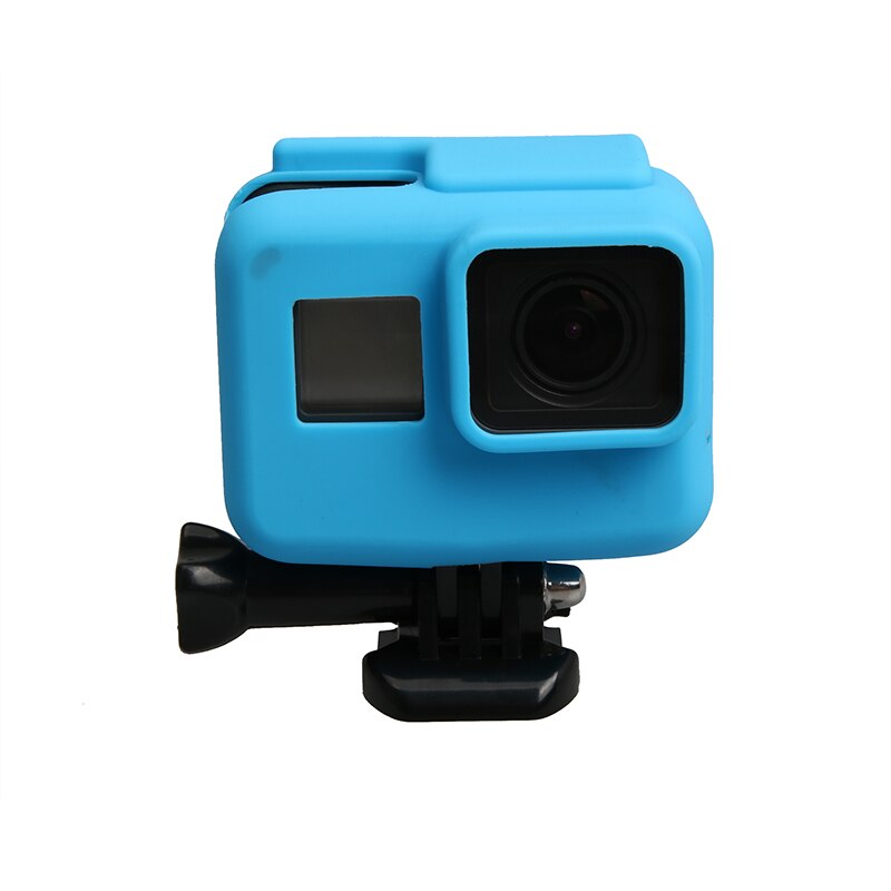 Anti-ripe silikon gel kamera beskyttende deksel skallhus for gopro hero 5 6 7 action kamera go pro tilbehør