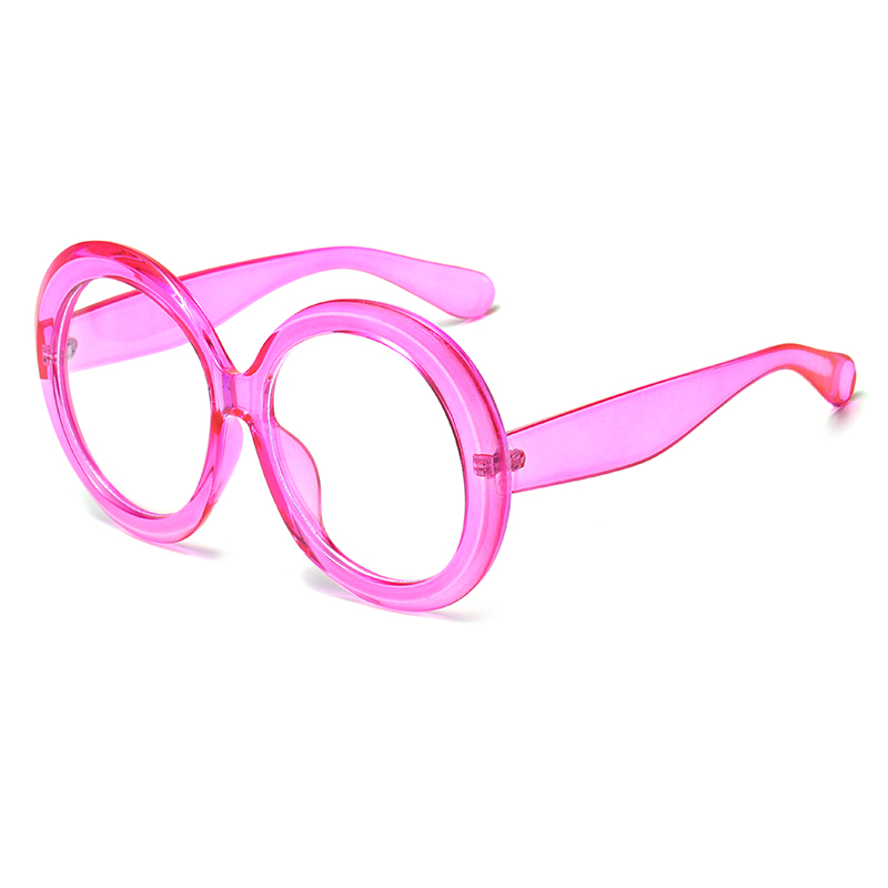 Wandern Vintage Übergroße Runde Anti Licht Gläser Frauen Braun Gradienten Gläser Weibliche Spiegel Klar Shades