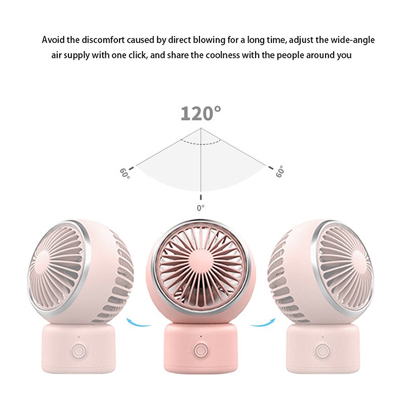 Handheld Portable Small Fan Home Silent USB Fan Desktop Desktop Fan