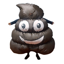 outdoor fun fan operated adult size inflatable poop costume
