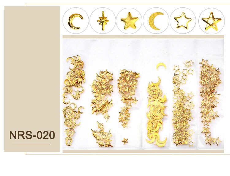 1 paquete mezclado 3D DIY oro hueco Metal remache de diamantes de imitación decoración de Arte de uñas perla DIY tacos de manicura Accesorios: 020