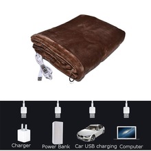 Office Home Electric Warming Heating Blanket Pad Shoulder Neck Heating Shawl USB Soft 5V 2A Ourdoor Soft Heated Shawl