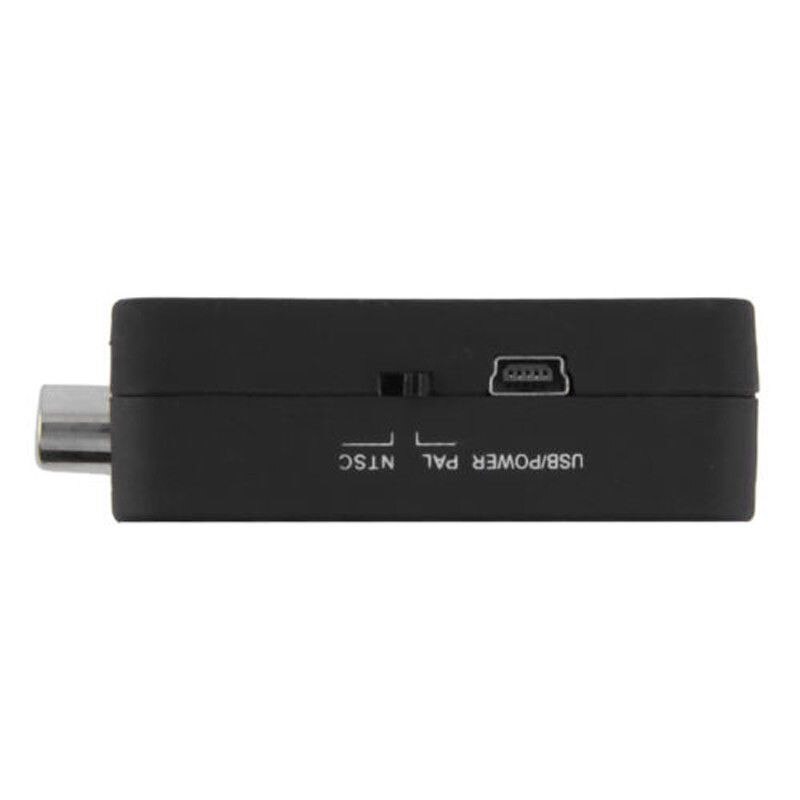 Mini 1080p hdmi komposit till rca o video av cvbs omvandlaradapter för hdtv