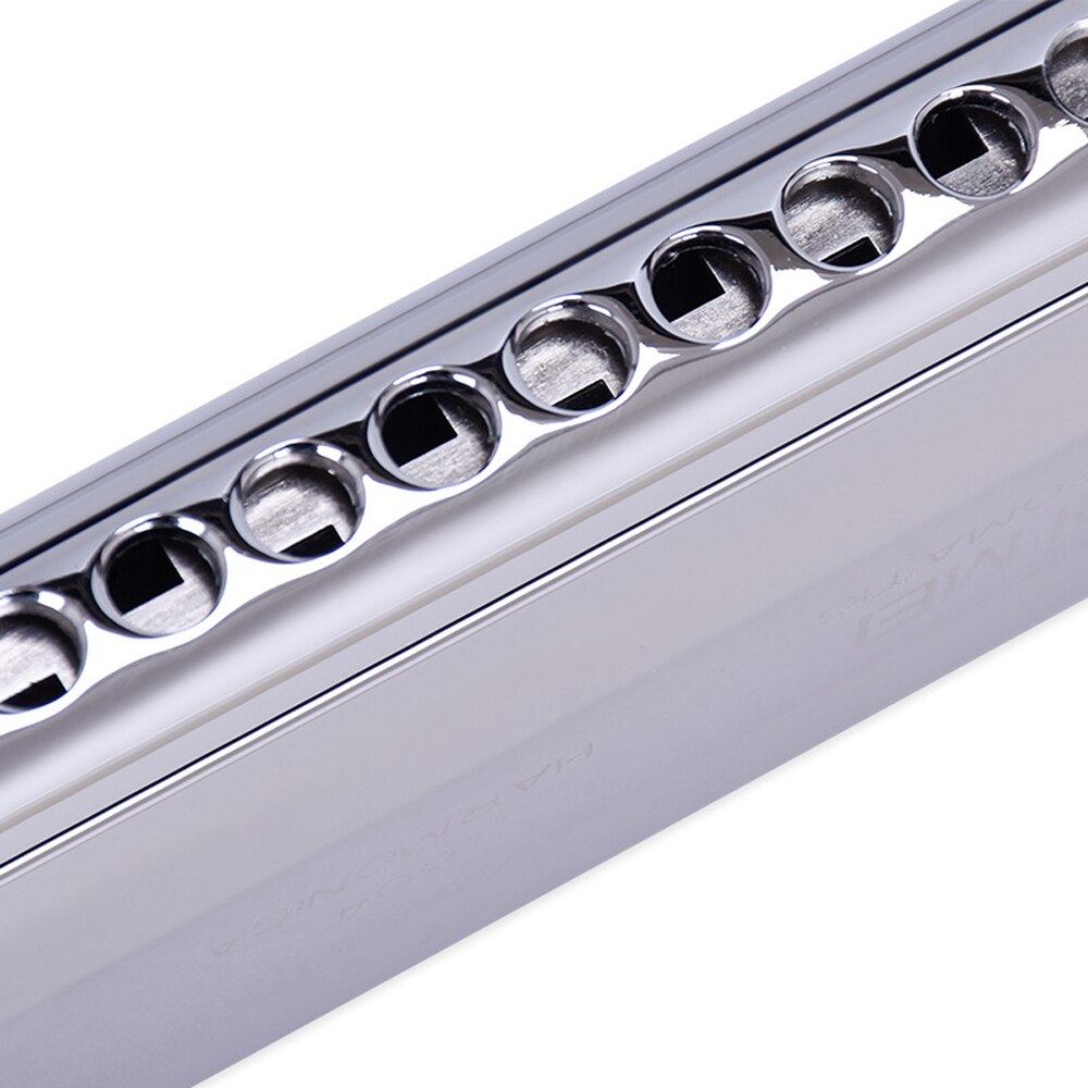 Chromatic Harmonica 16 Holes 64 Tones Mouth Organ Instrumentos Key C Chromatic Harp Musical Instruments