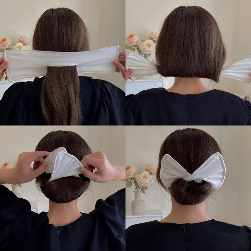 Knot Haar Clip Vrouwen Zomer Hoofdband Print Haarspeld Haarbanden Donut Bun Voormalig Maker Hair Styling Tools