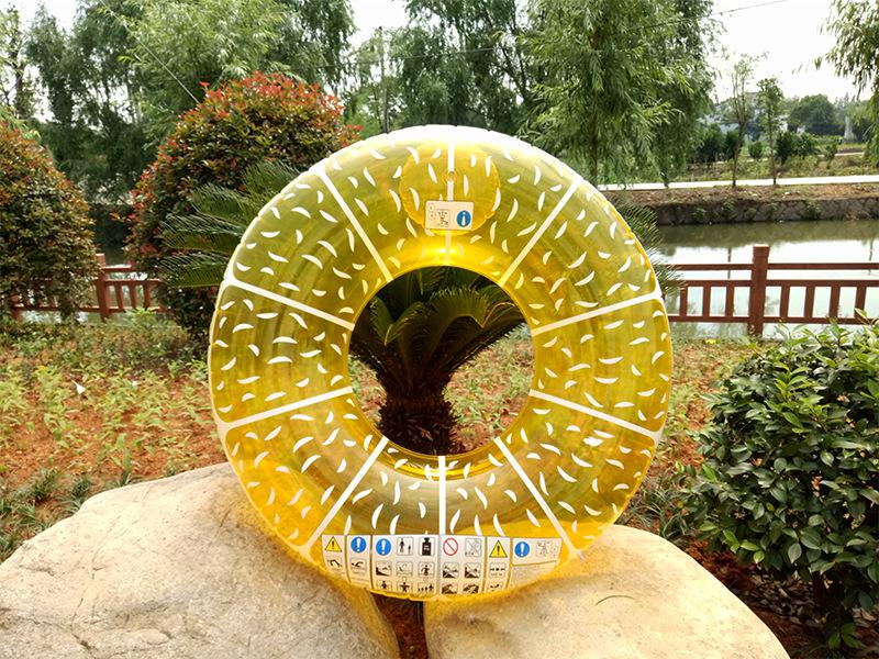 Uppblåsbar färgrik simning ring säker pool flytande sommar utomhusaktiviteter fest miljövänliga söta barn vuxna simning cirkel: Vinröd