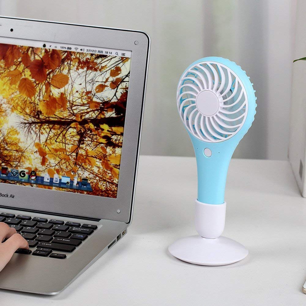 Mini USB Portable Handheld Fan Rechargeable Personal Cooling Fan Electric Desktop Fan Small Office Table Desk Fan for home and