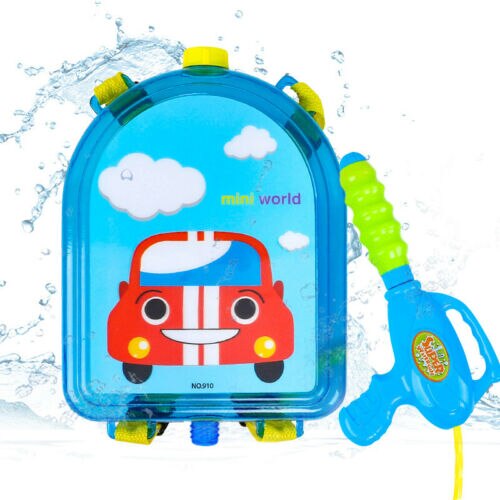 Children Summer Beach Water Swimming Pool Sand Toys Spraying Water Fight Blaster Backpack Water Spray Water Toy