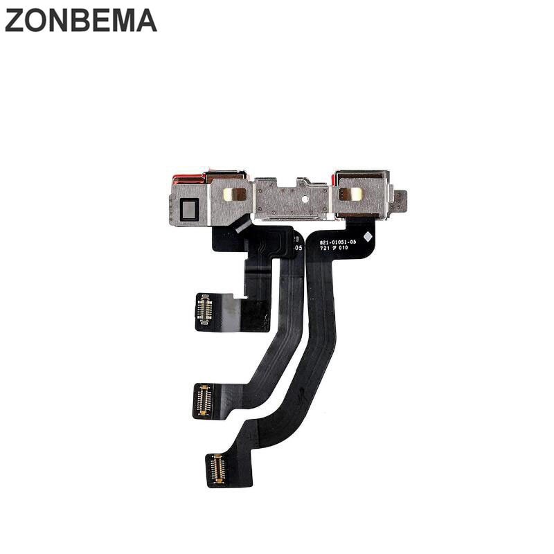 ZONBEMA-cámara frontal de prueba con sensor de proximidad Cable flexible para iPhone SE 5 5S 6 7 8 6S Plus X XR XS MAX, 100%