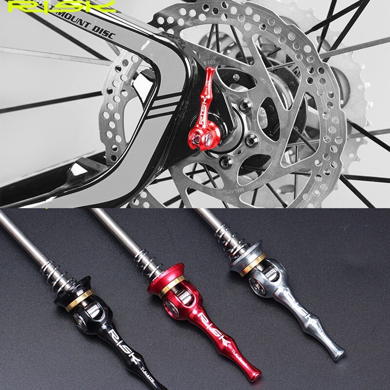 48.8g/Pair Ultralight Titanium TI QR Road Bike Quick Release Skewer lever Road Bicycle Cycling Hub Quick Release