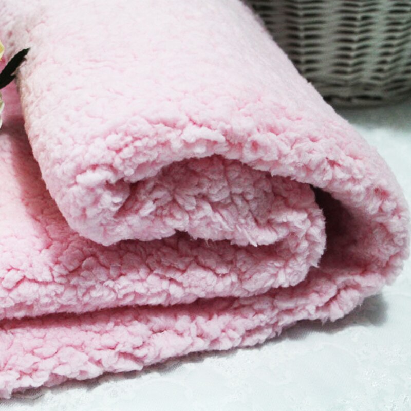 100 brede katoenen fluwelen pluche stof zachte warme poppenhuisdierkleding handschoenvoering verdikte lamswol stof doe-het-zelf naaien: 02