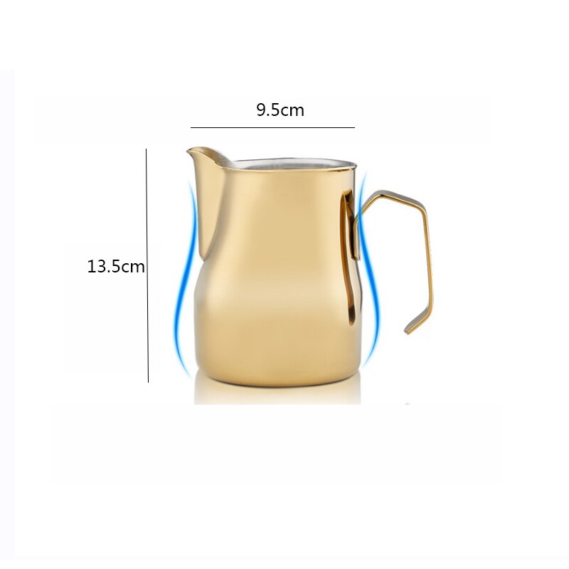 1pc 750ml Colorful Frothing Jug Espresso Coffee Pitcher Barista Craft Coffee Latte Milk Frothing Stainless Steel Mug