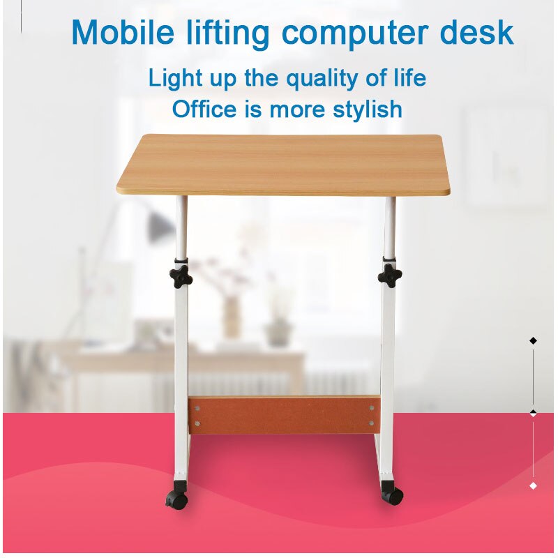 Laptop Desk, Foldable And Movable Bedside Table, Multi-Functional Student Writing Desk, Adjustable Stand, Family Room