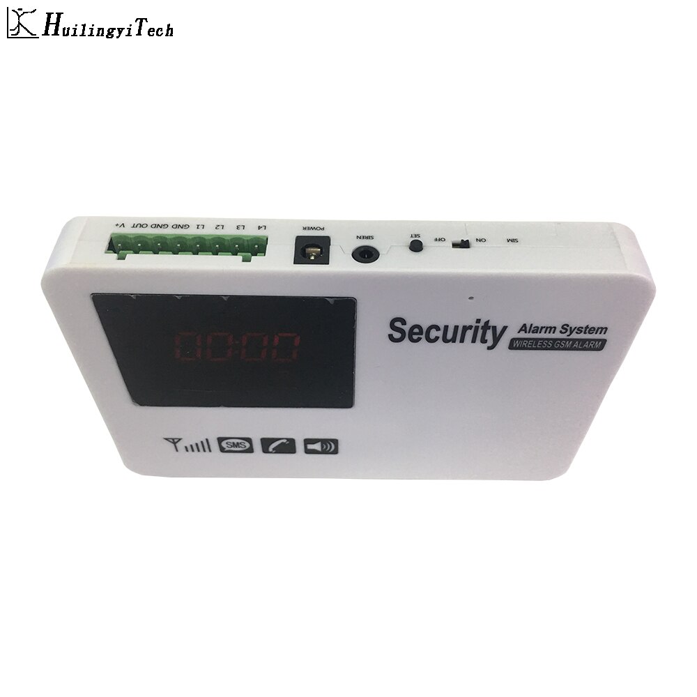 Gsm Sms Security Alarm System Screen Touch Wireless Home Alarm System with Motion Detecter DIY Kit