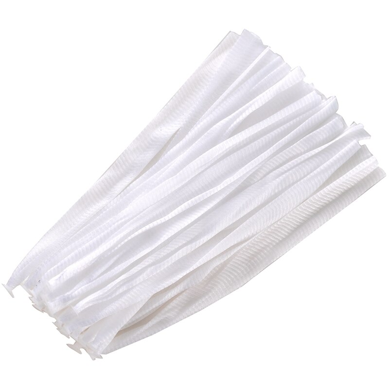 100Pcs Haar Catcher Tassen Sink Filter Afvoer Badkamer Douche Filter Haar Catcher Netje: Default Title