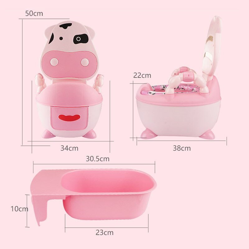 Kinderen Baby Zindelijkheidstraining Koeien Jongen Meisje Draagbare Toilet Seat Baby Potje Wc Pot