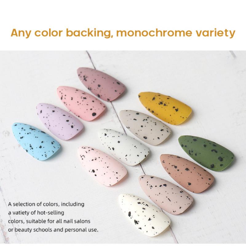 7.5ml caille oeuf Gel vernis Ail Art vernis imbiber coquille d'oeuf noir vernis à ongles Gel couleurs populaires UV Gel vernis à ongles