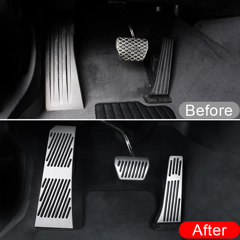 Für BMW 5 6 7 Serie F01 F07 F10 F11 F06 F13 X3 F25 X4 F26 Z4 E89 E85 Auto fuß Pedal Accelerator Bremspedal Abdeckung Zubehör