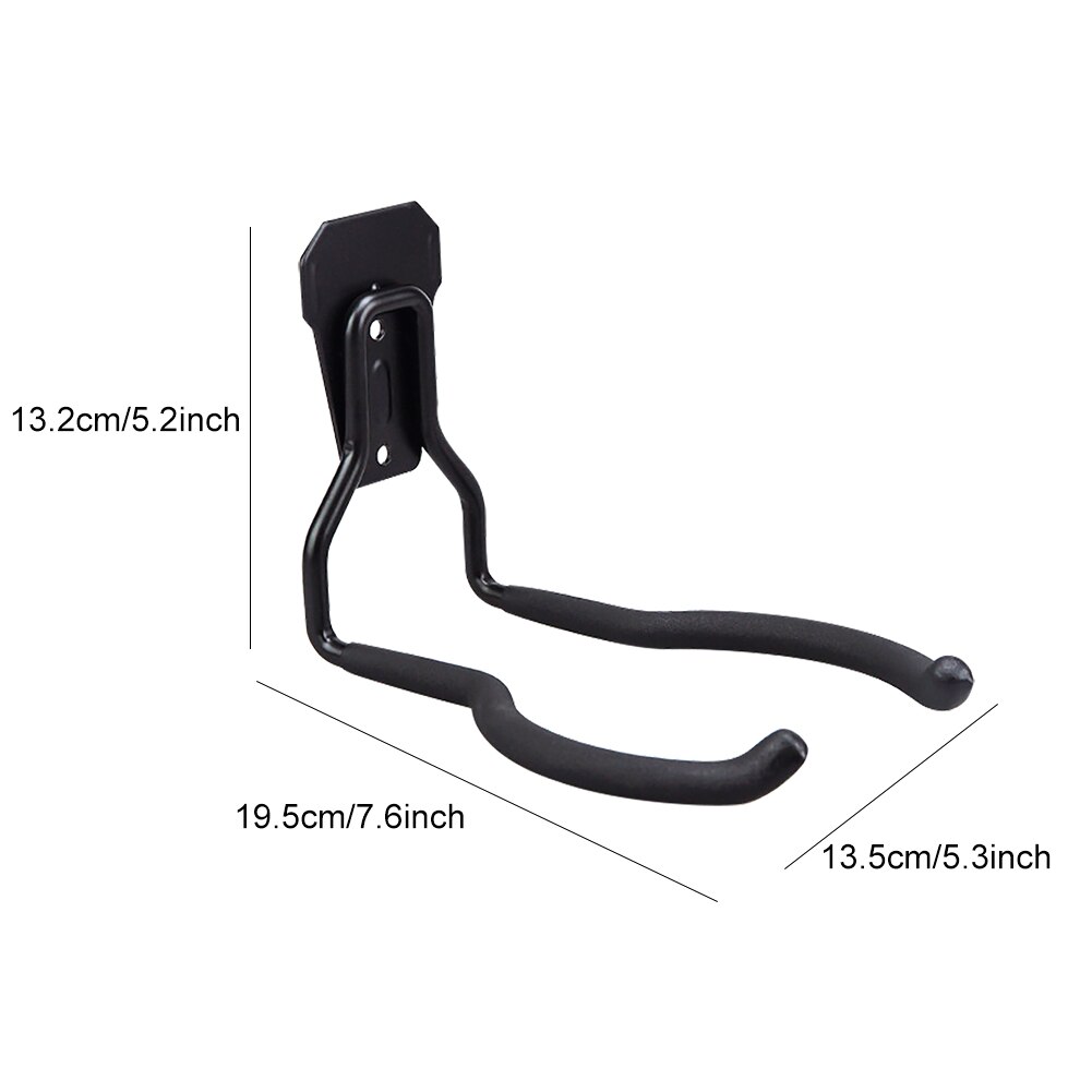 Shovels Brush Cutter Wall Hook Heavy Duty Easy Install Lawn Trimmer Garage Storage Tool Holder Rubber Housing Multi Purpose