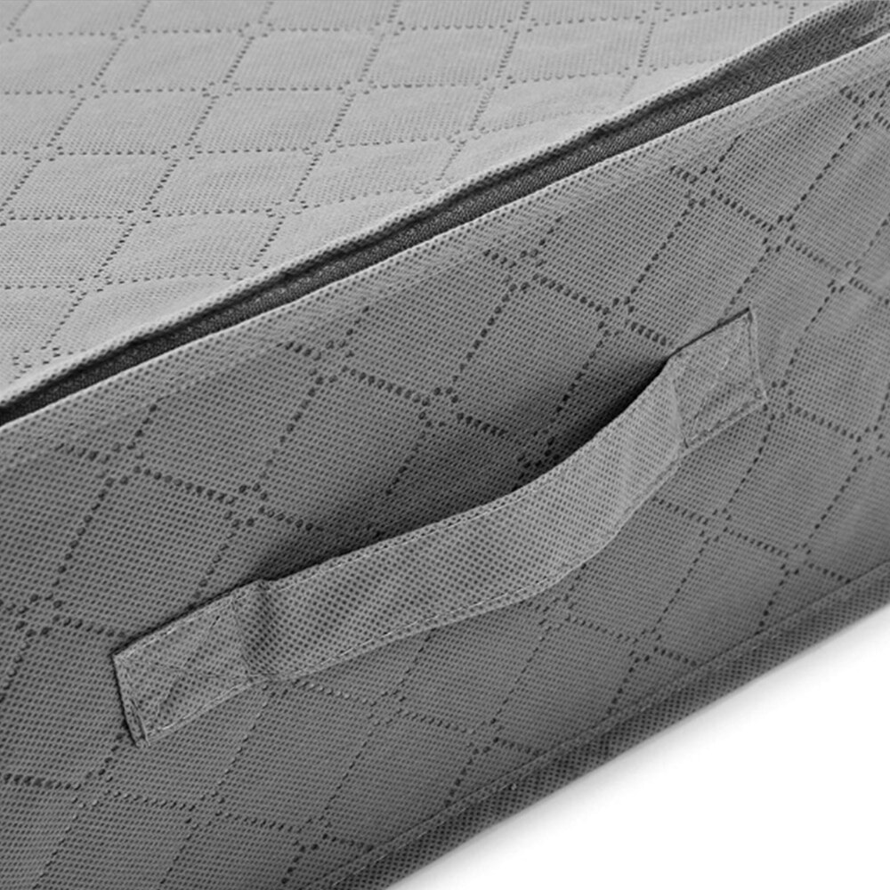 Under Bed Clothes Item Storage Dustproof Storage Bag Container Clothes Organizer Foldable 5 Sections And Visible Clear Window