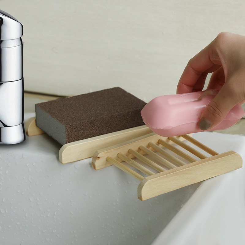 VeyFey Draaitafel ijdelheid lade 25,5 cm voor parfum kaars, bamboe