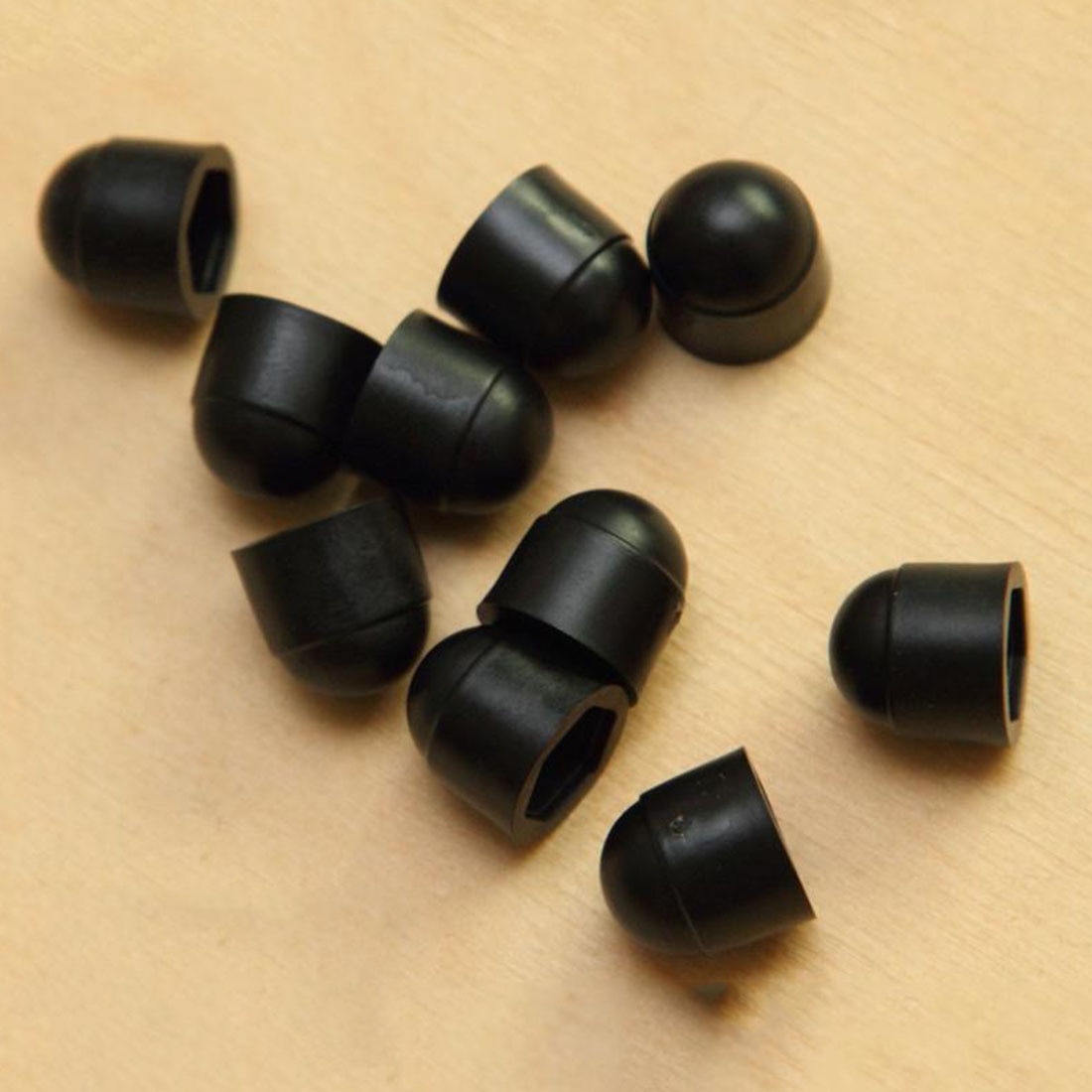 Dewtreetali 10PCS M6 M8 M10 M12 Plastic Metric Dome Bolts Nuts Head Caps Cover Hex Screws