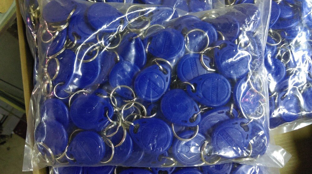 125 Khz RFID KEY frequency TK4100 EM4100 chip read-only ID key ID card ID abnormity entrance card 5pcs/lot