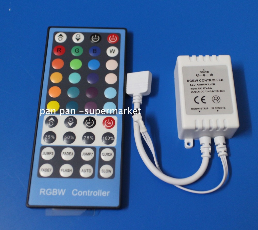 40key RGBW Controller DC12-24V LED Strip Light 40keys RGBW LED Controller with IR Remote control