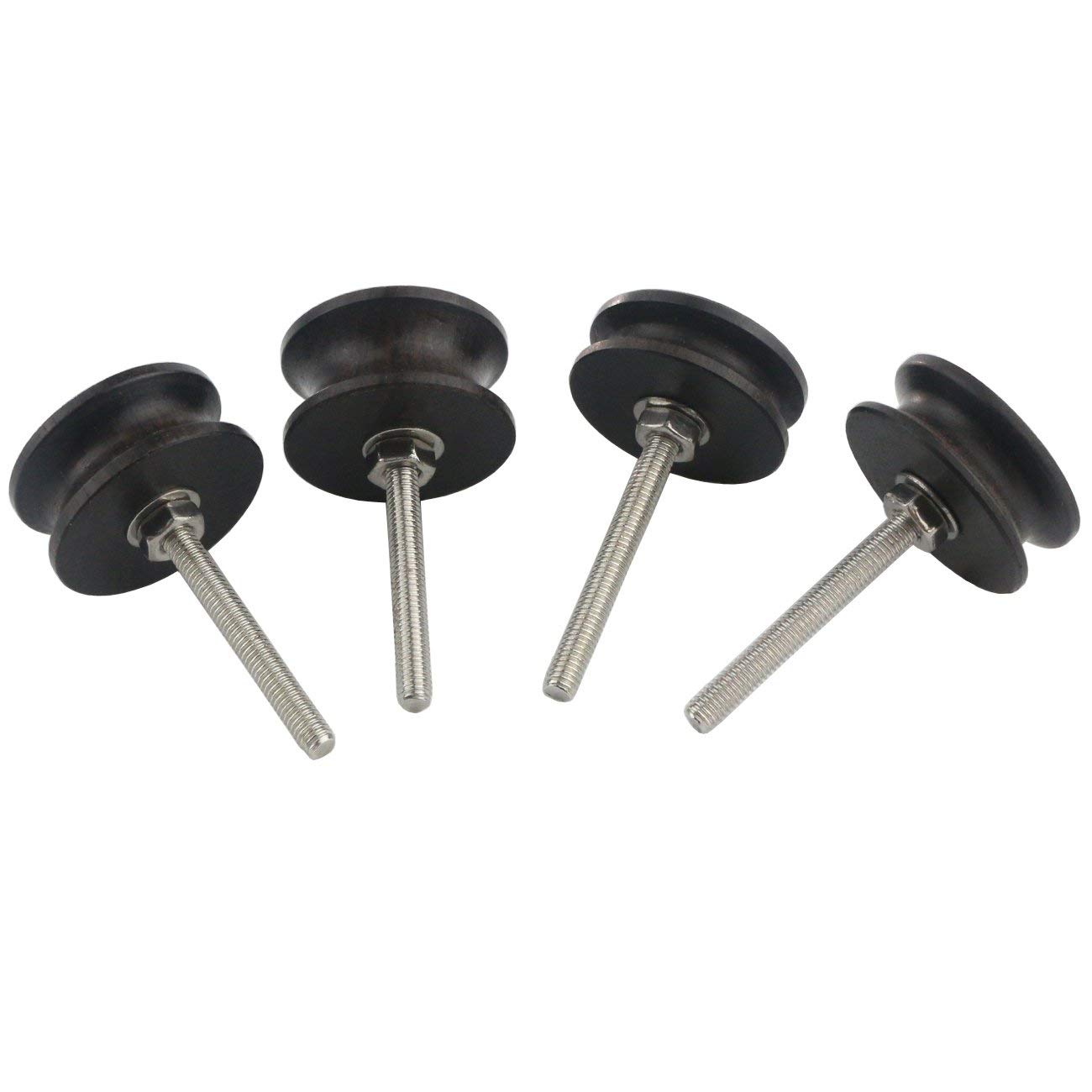 For Dremel Rotary Tools 7Style Ebony Leather Burnisher Electric Polished Head Leather Tools Leather Slicker Tool Drill Sets