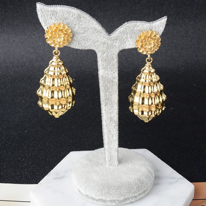Zonnige sieraden klassieke sieraden voor vrouwen grote oorbellen romantisch voor bruiloft feest jubileum trendy oorbellen