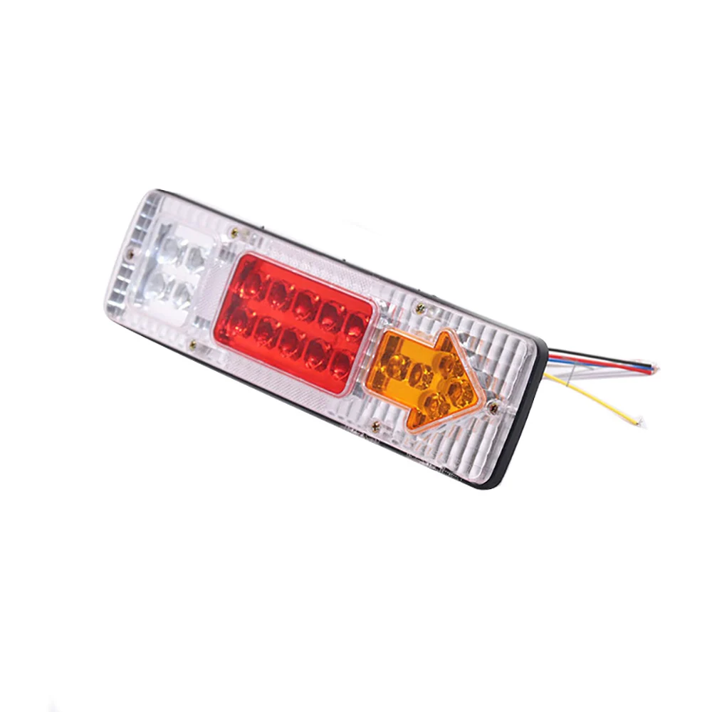 Car LED Tail Light Kits Waterproof 12V 24V Rear Turn Signal Lamp For RV Camper Trailer Truck Stop Light Boat Lighting: Blue