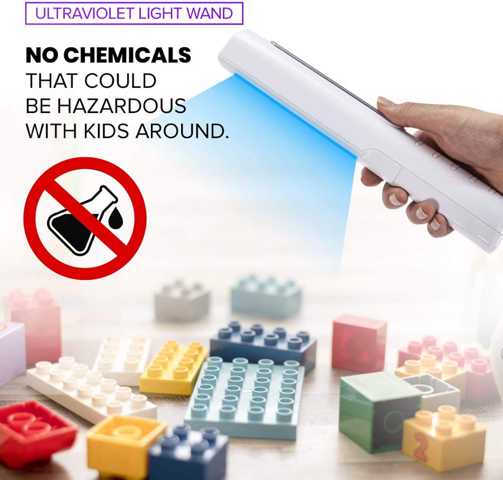Portable UV Light Sanitizer Wand Ultraviolet Light Sterilizer UV Wand Sterilizer Wand Germicidal Disinfectant Travel Sized