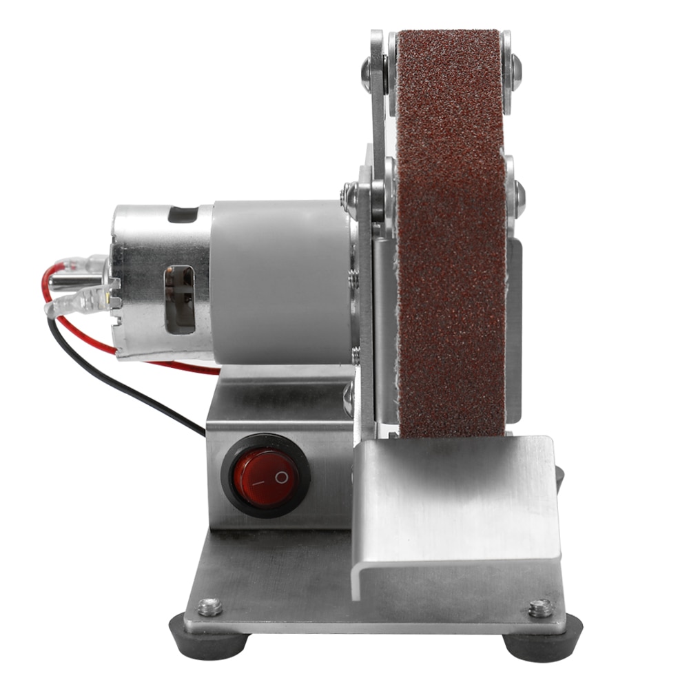 Mini Electric Belt Sander Multifunctional Grinder DIY Polishing Grinding Machine Cutter Edges Sharpener Grinding Machine