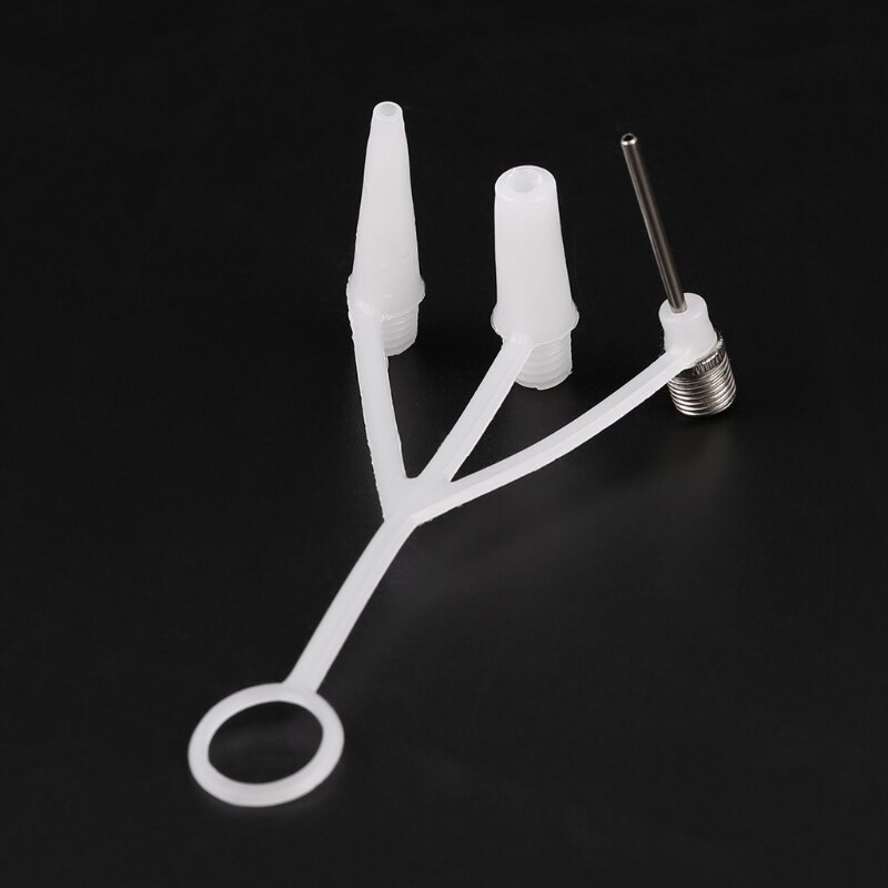 3 -teiliges set ballaufblasventil-adapter, handluftpumpe, nadel, heim- und outdoor-zubehör