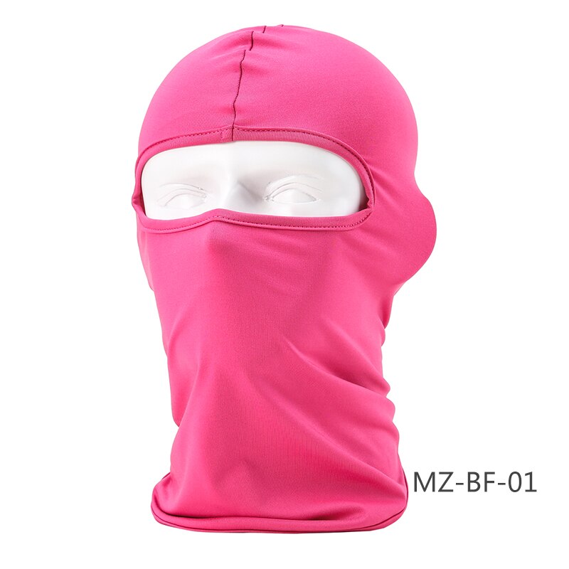 HEROBIKER-pasamontañas de LICRA para motociclista, máscara de Moto, Viso, Antivento, transpirable, Nuova: Pink-MZ-BF-01