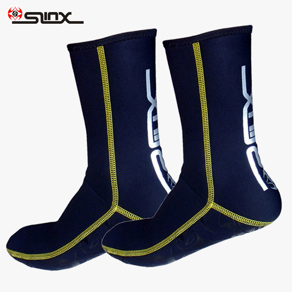 1 par 3mm nylon snorkel halkfri dykstrumpa simfötter strumpor badstrumpa vinter varm pool män kvinna vuxna varumärke slinx