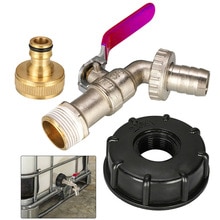 Accessory Adapter Elements Replace IBC Drain Ball Valve For 1000 Liter