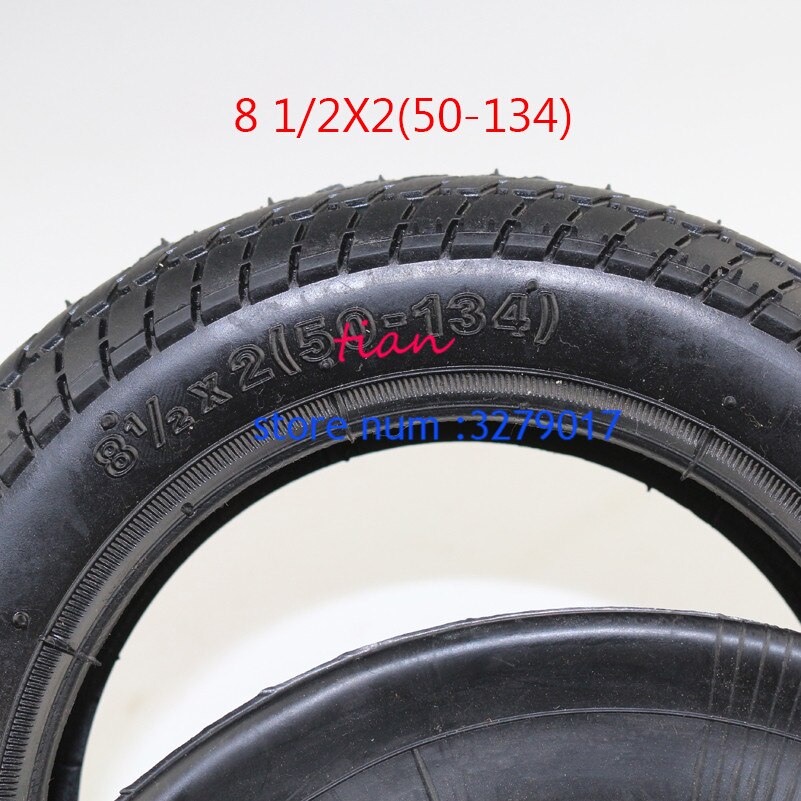 (8 ' 1/2 '  x2 tommer ) 8 1/2 x 2(50-134)  trye dæk til gas scooter & el scooter børne gas/el scooter, barnevogn klapvogn