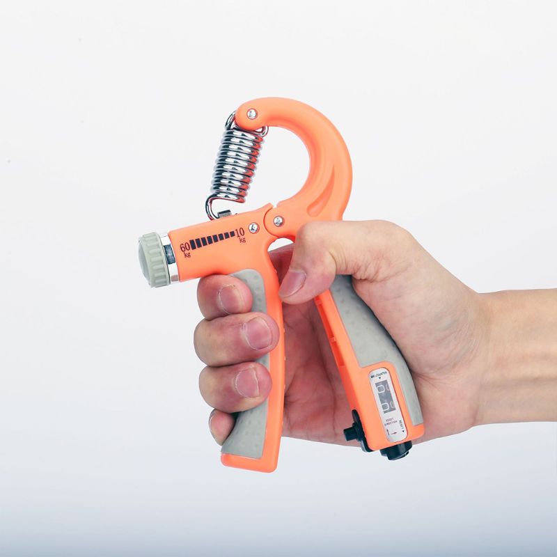 Tælle håndgreb forstærker underarm greb træningssæt, justerbar modstand greb styrketræning r, finger motioner
