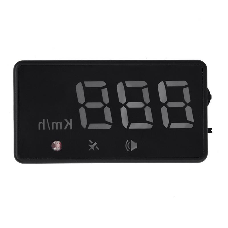 Universal 12V Car HUD Head Up Display GPS Positioning Digital LED Projector Display Monitor Charger Reflective Film