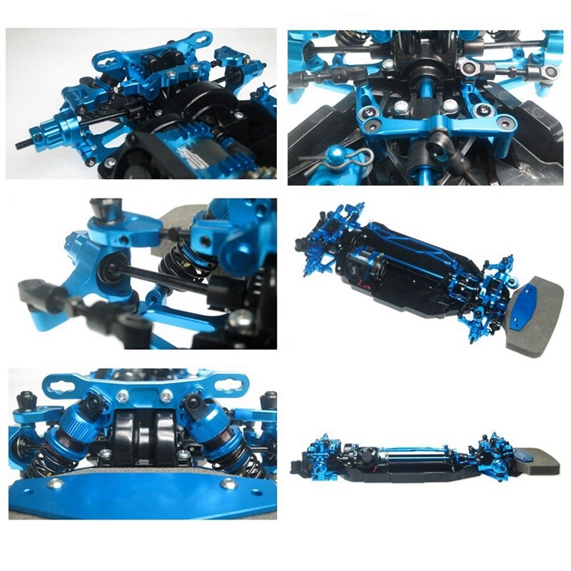 Metalen Stuurinrichting Met Lager Voor Tamiya TT02 TT-02 1/10 Rc Car Upgrade Onderdelen