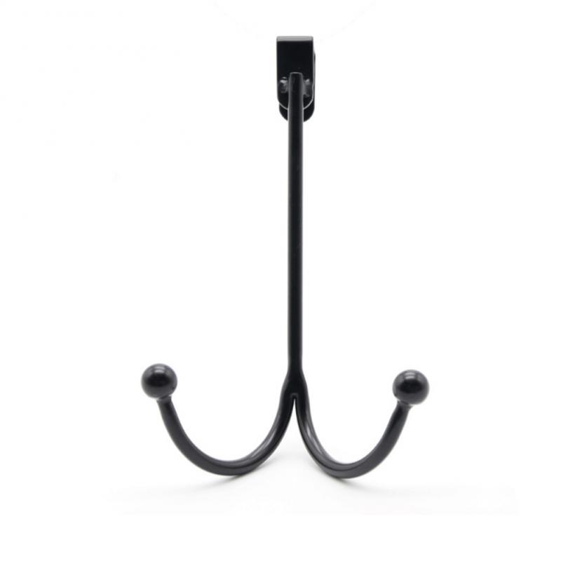 Smeedijzeren Deur Terug Haak Slaapkamer Kleerhanger Deur Terug Jas Haak Badhanddoek Haak Houder Metalen Haak Gratis Ponsen: 01